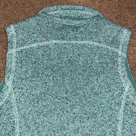 Patagonia Better Sweater Fleece Vest Knit Full Zip Lite Distilled Green Small - Picture 7 of 9